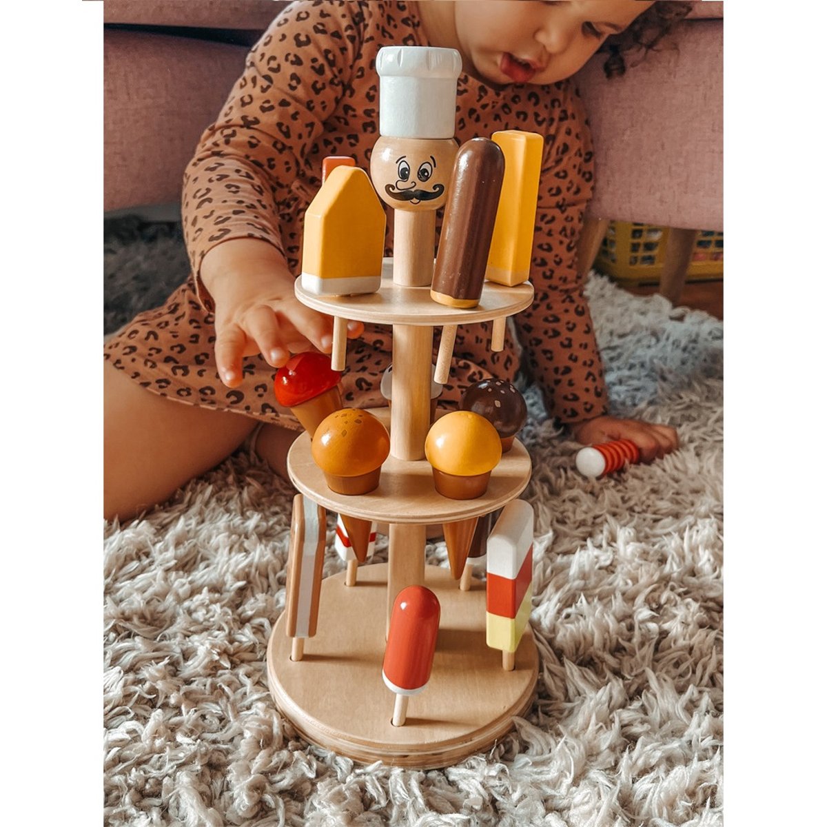 Stand de glaces Luigi Gelato beige, SMALL FOOT COMPANY
