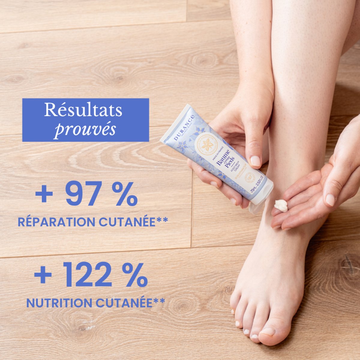 Crème Pieds Réparatrice couleur unique, DURANCE