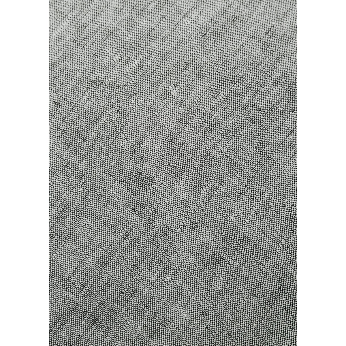 Housse de coussin décorative lit 100 % lin chambray 50x50 cm gris chiné foncé, MANGO HOME