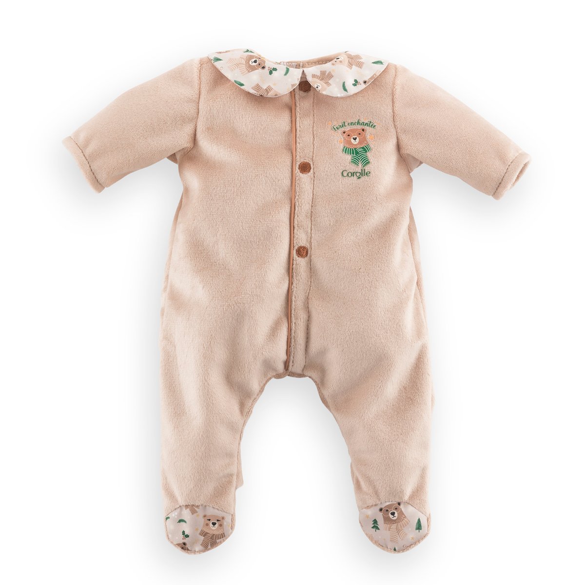Pyjama Forêt Enchantée pour poupon 36 cm couleur unique, COROLLE