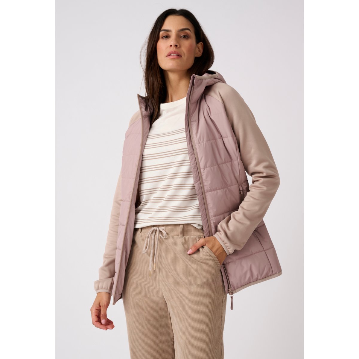 Doudoune thermorégulante Evolutyl gris taupe, DAMART