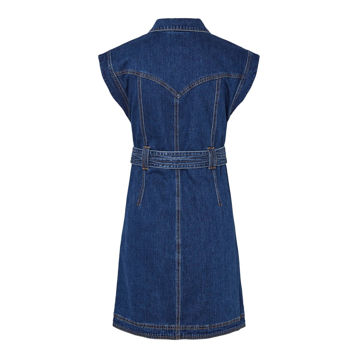 Robe Courte medium blue denim, YAS