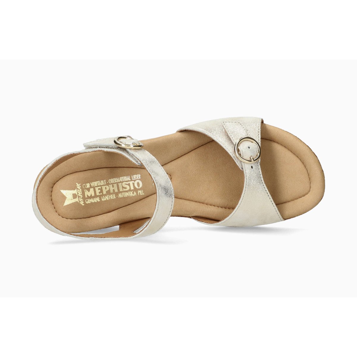 Sandales en cuir NATALYA beige sand p5149356, MEPHISTO
