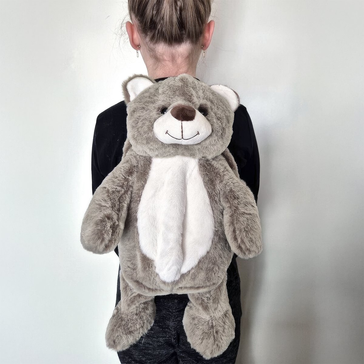 Sac à dos peluche animaux taupe, SEVIRA KIDS