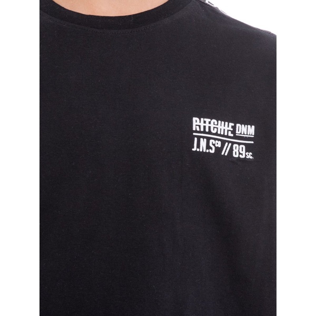 T-shirt Col Rond Nova noir, RITCHIE