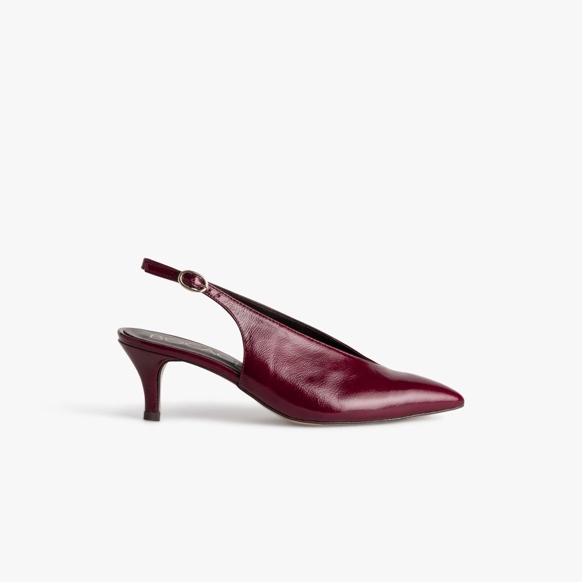 Escarpin en cuir CELINA rouge cerise, BOCAGE
