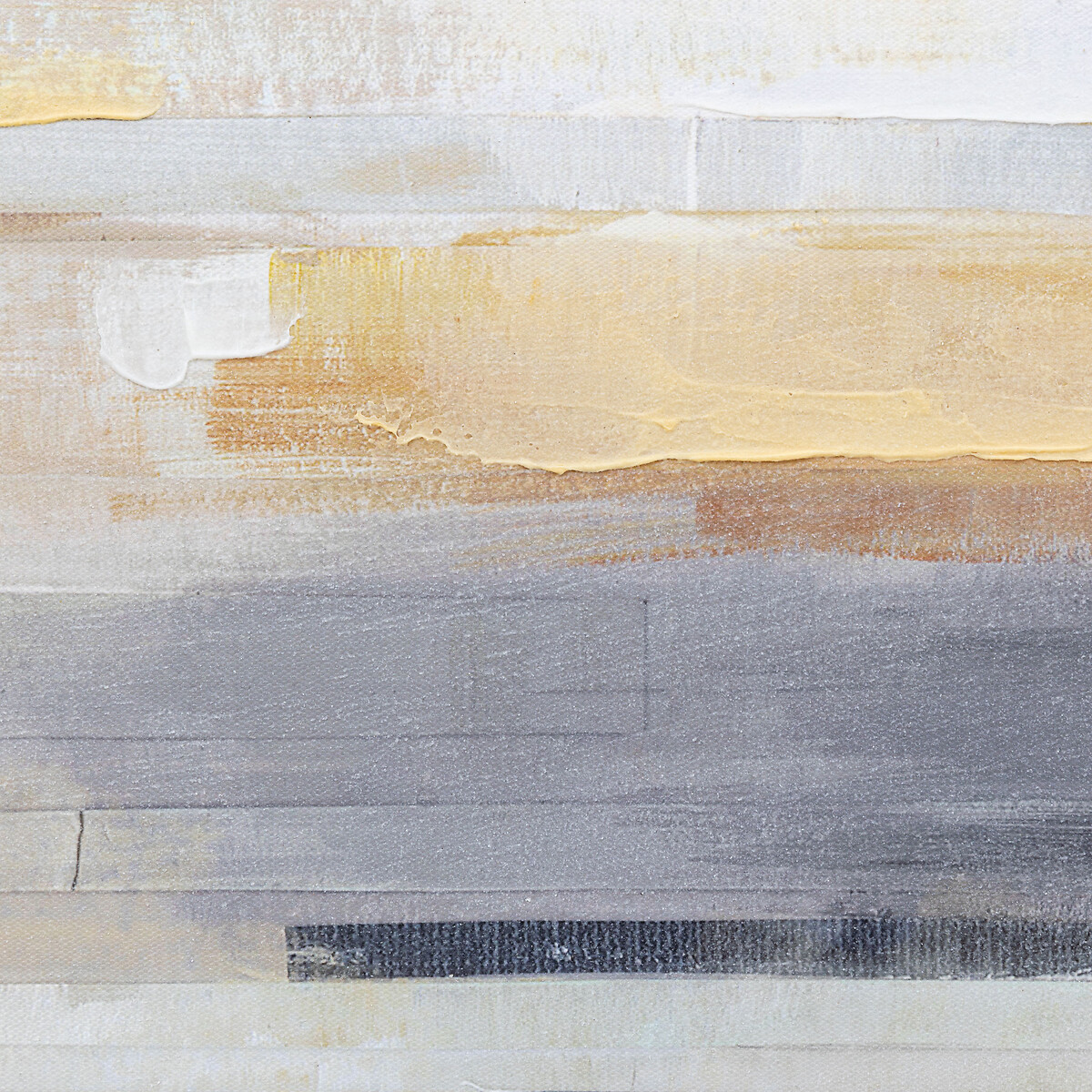 Set of 2 Modern Sunset Framed Canvas natural, ÉDITÉ