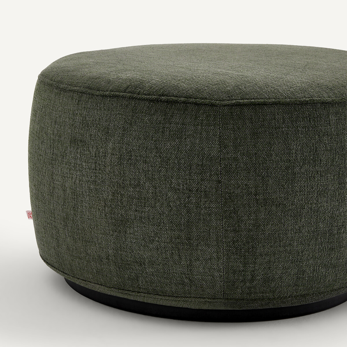 Poggiapiedi XL in poliestere ROSEBURY, design di Emmanuel Gallina verde foresta, EMMANUEL GALLINA X AM.PM