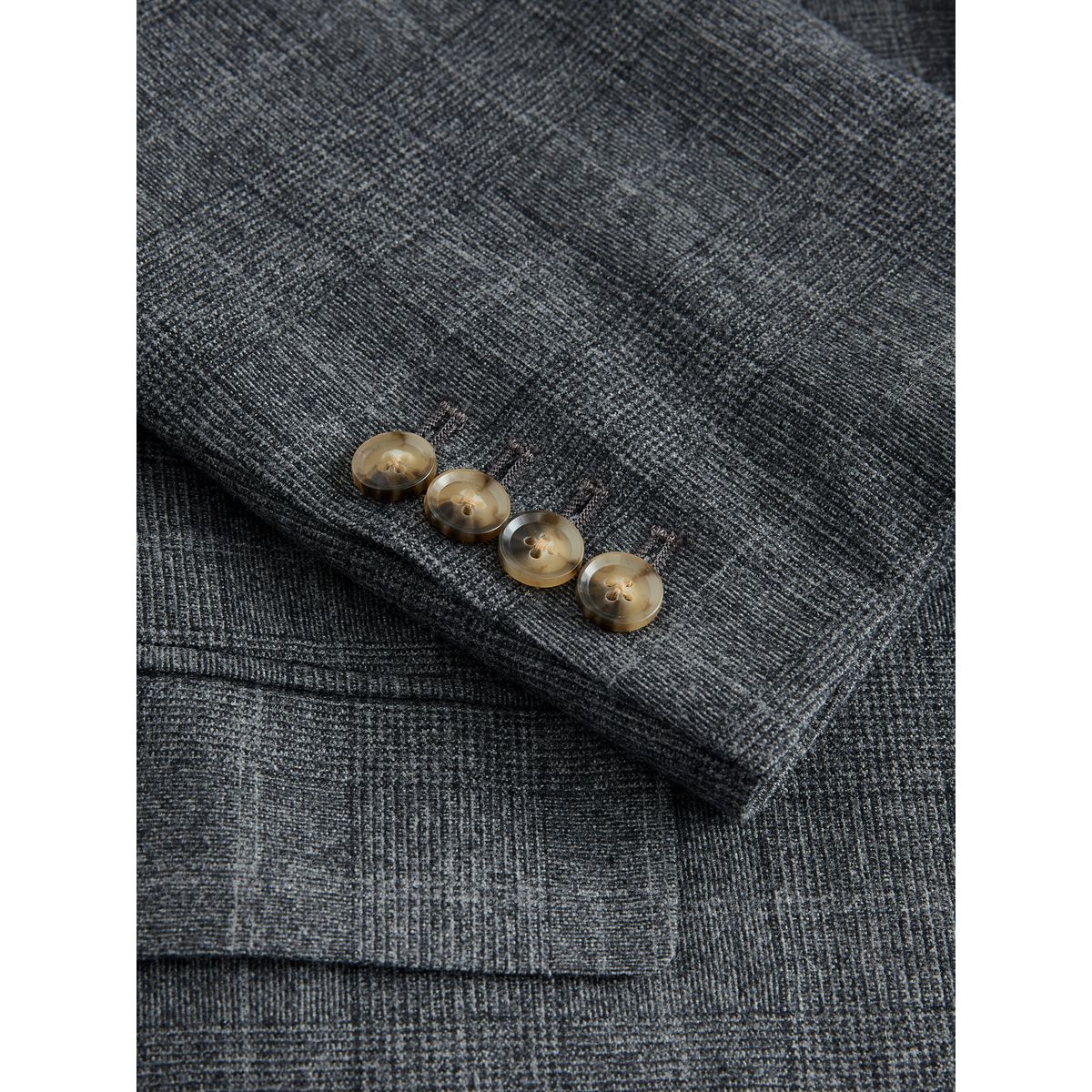 Veste de costume regular en laine italienne Signature gris, NEXT