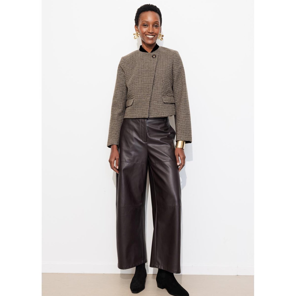 Veste courte croisée imprimé multicolore, PROMOD