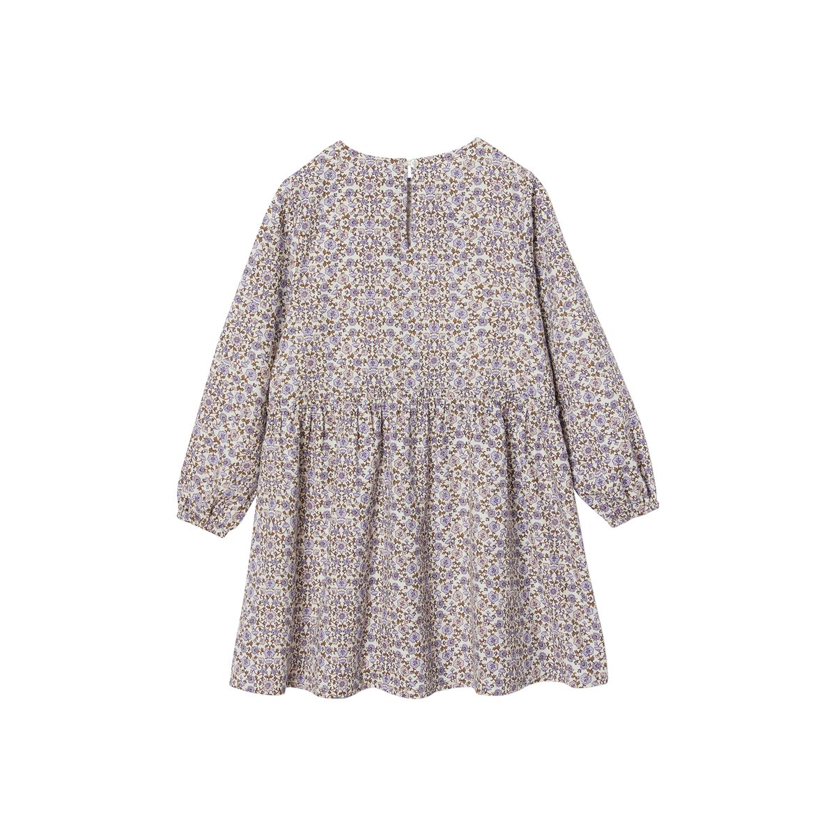 Robe en coton imprimé all over VOYAGE écru, VERTBAUDET