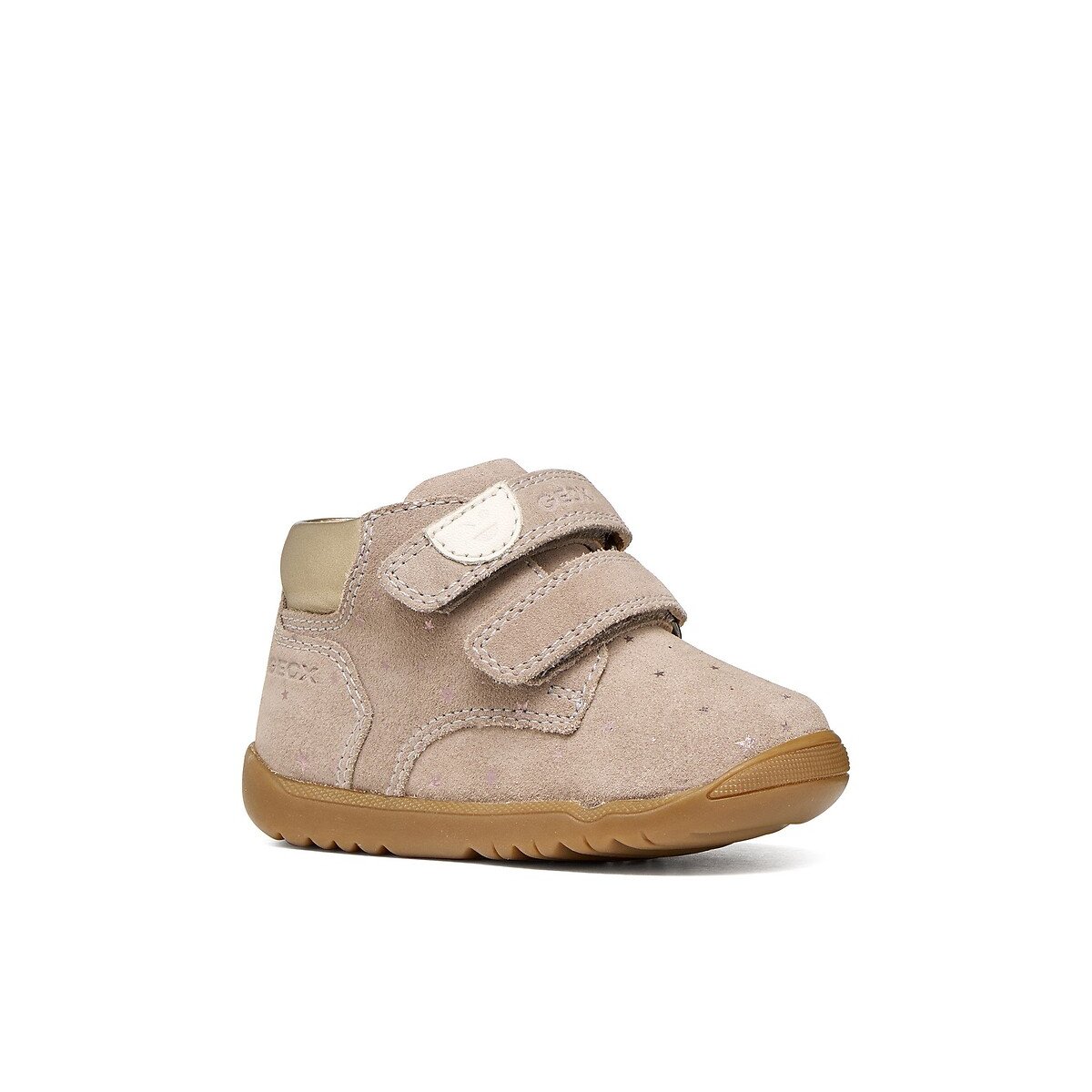 Zapatillas0 altas con velcro. MACCHIA beige , GEOX