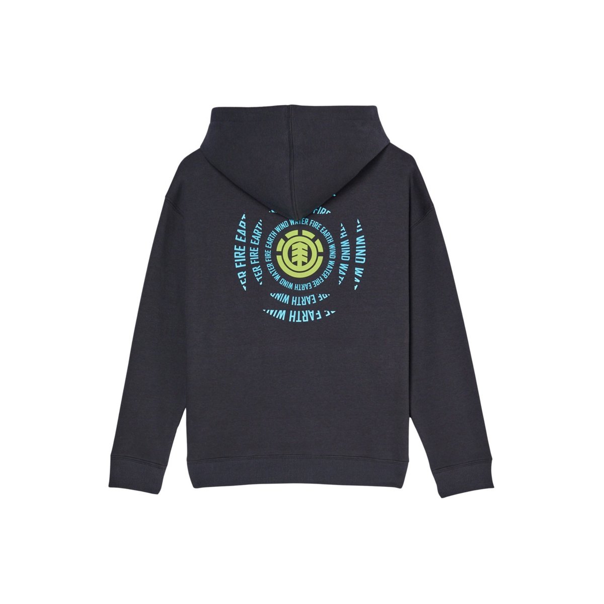 Sweat capuche AMPLI noir off black, ELEMENT