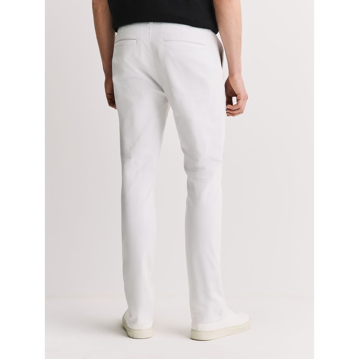 Pantalon chino stretch blanc, NEXT