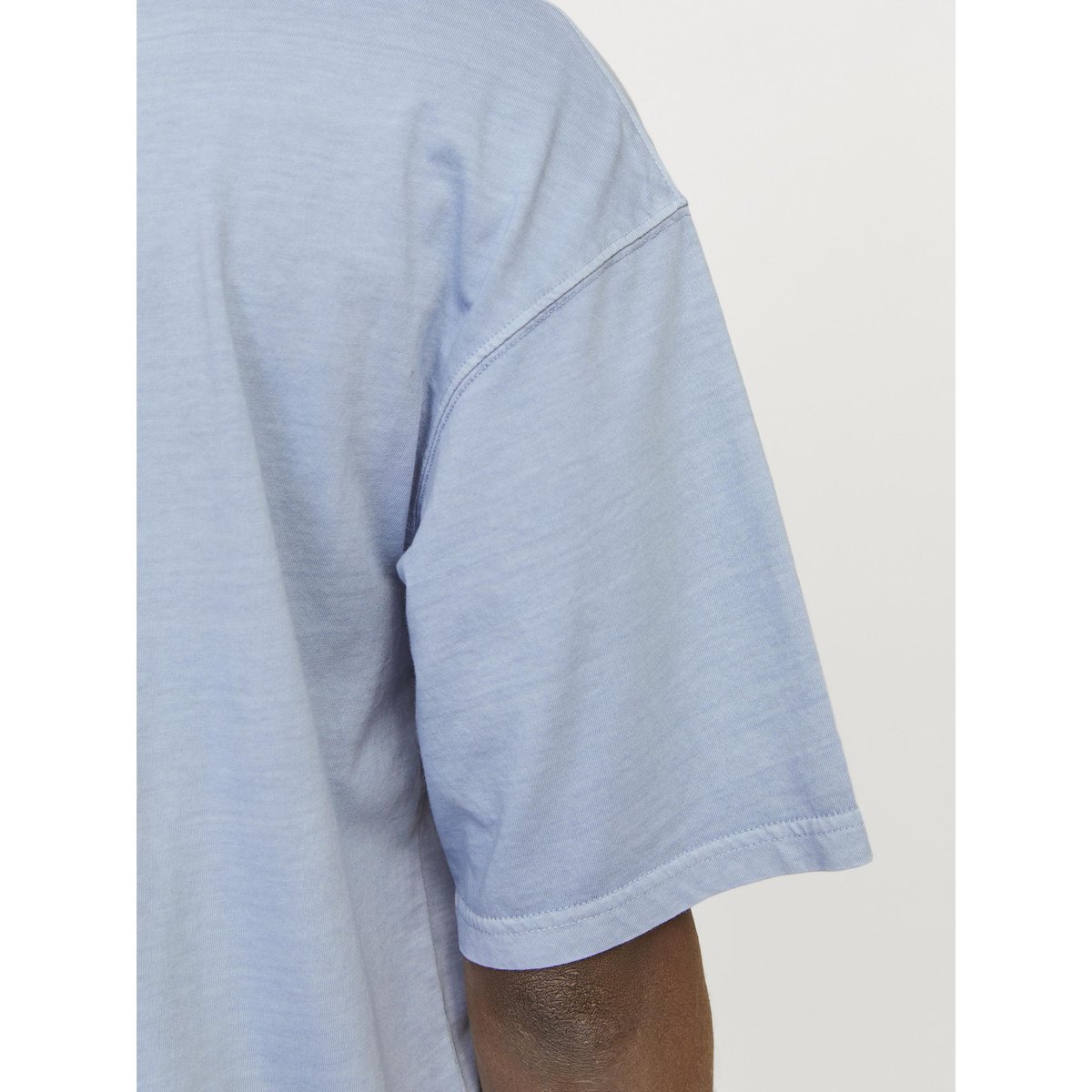 T-Shirt chambray blue, JACK & JONES