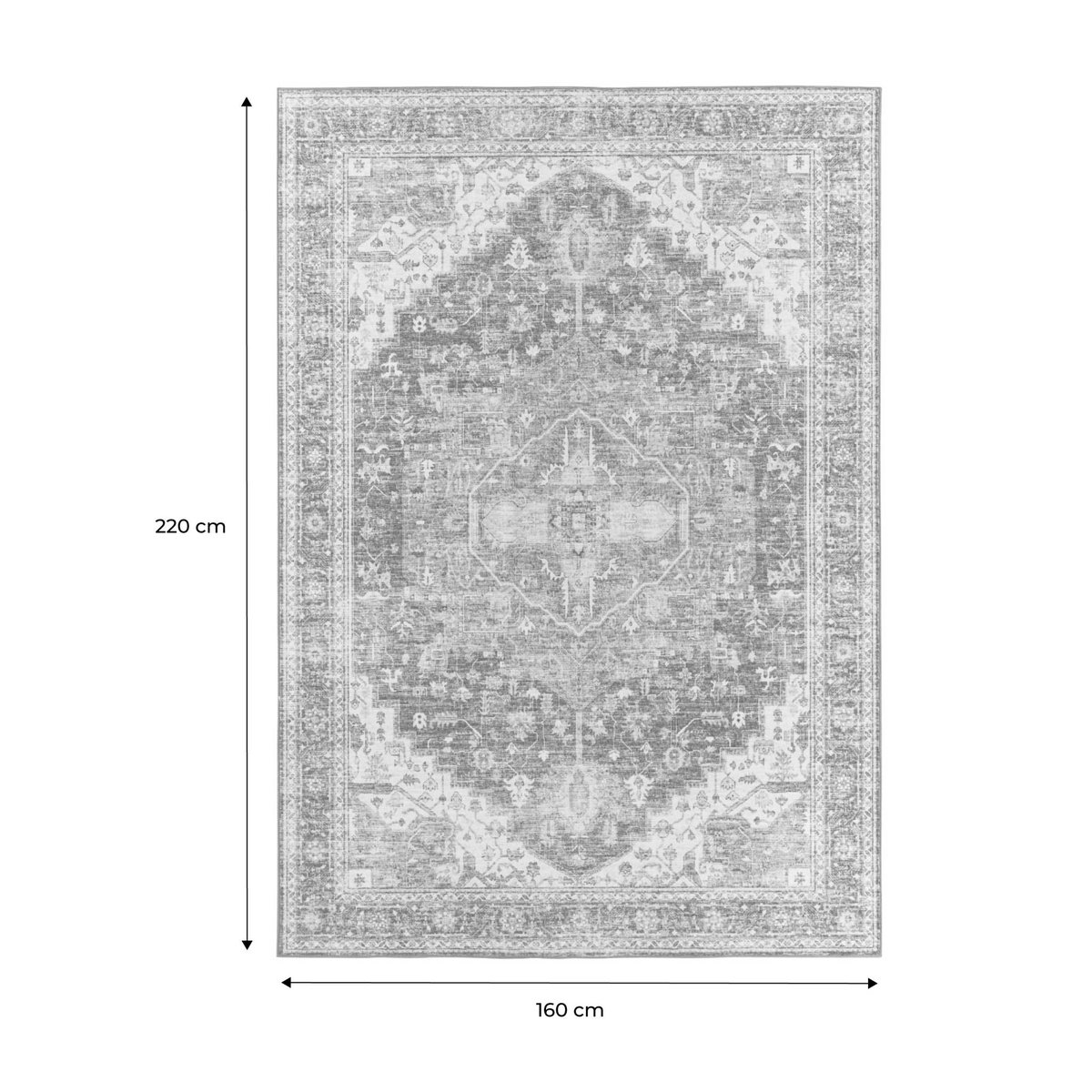 Tapis intérieur rectangulaire persan EMILE multicolore, SWEEEK