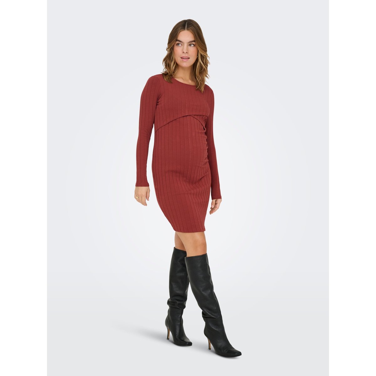 Robe rouge - spiced apple 1, ONLY