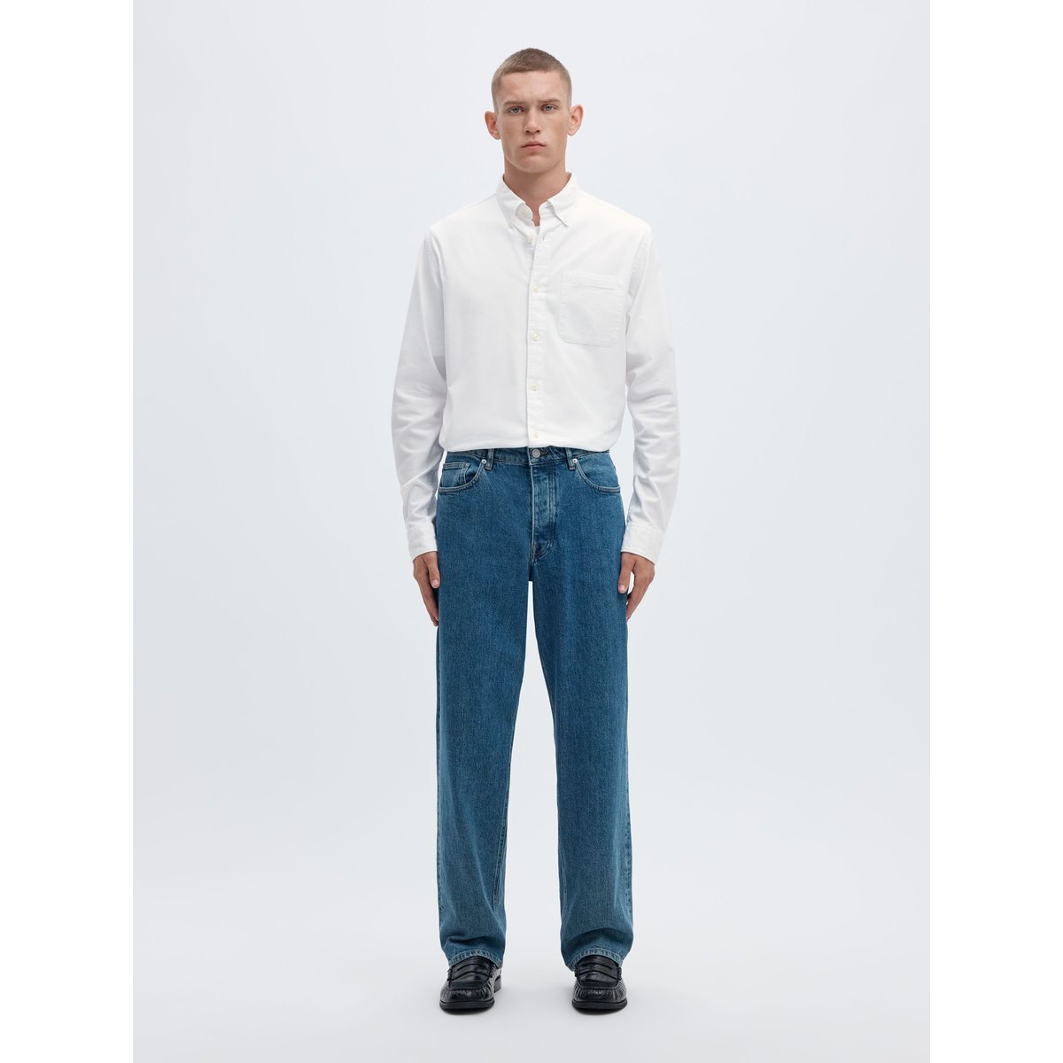 Chemise À Manches Longues white, SELECTED