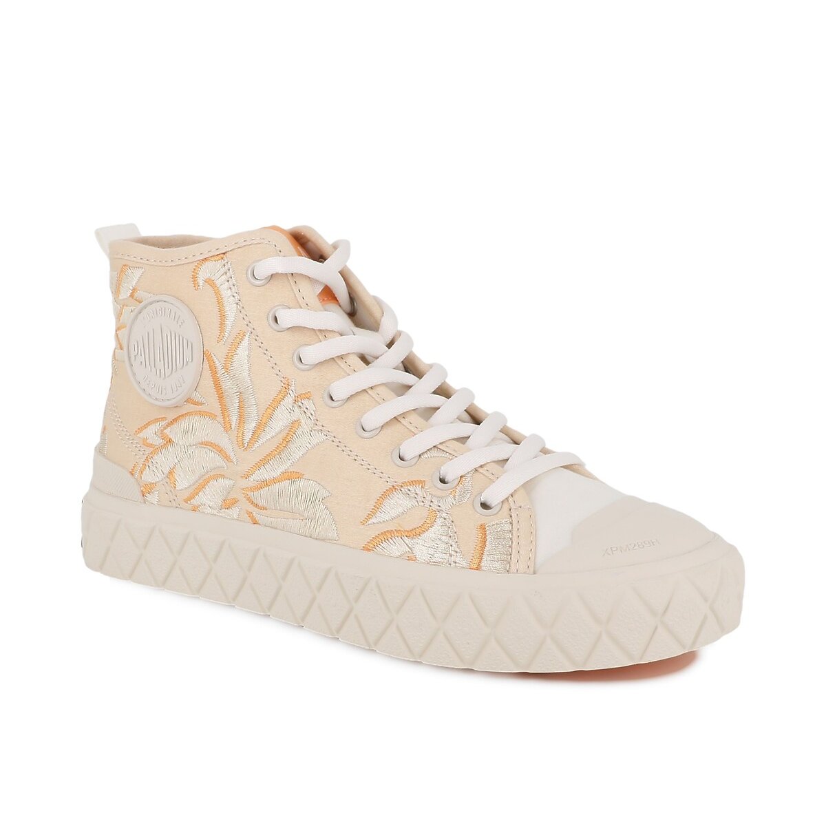 Baskets montantes PALLA ACE CHUCK FLOWER orange, PALLADIUM