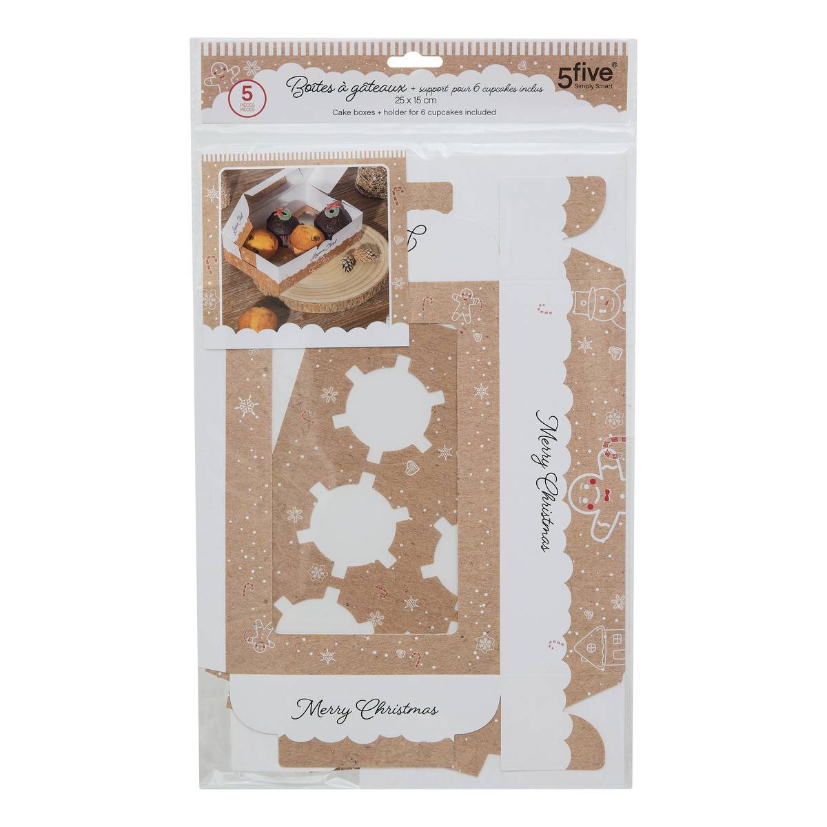 Boîte NOEL beige, 5FIVE SIMPLY SMART
