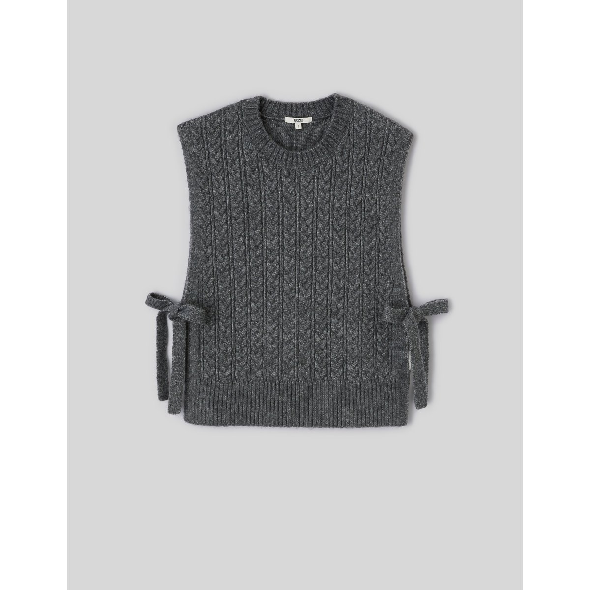 Pull sans manches gris, BZB