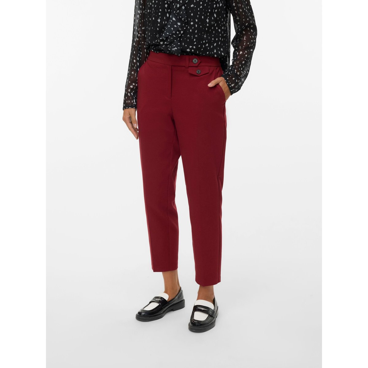 Pantalon De Tailleur syrah, VERO MODA