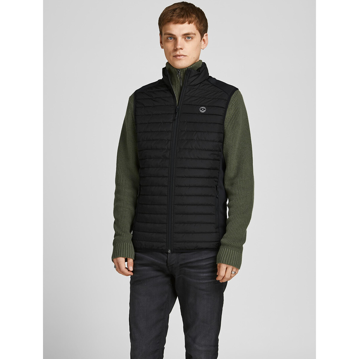 Doudoune sans manches légère Multi bleu marine, JACK & JONES