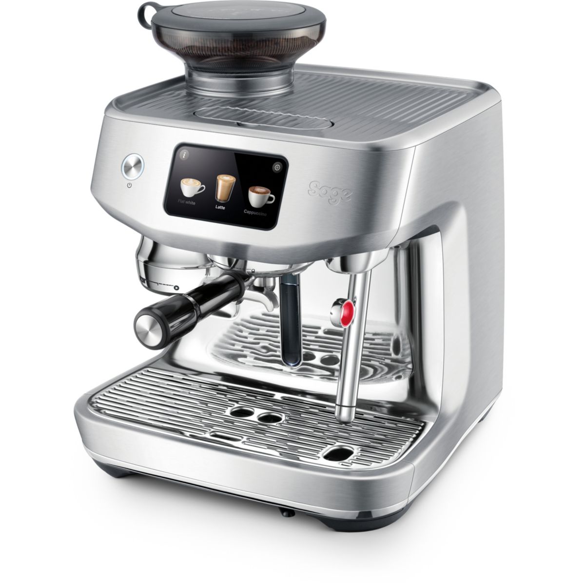 Machine à expresso Machine à Expresso SES985BSS4EEU1 argent / métallique, SAGE APPLIANCES