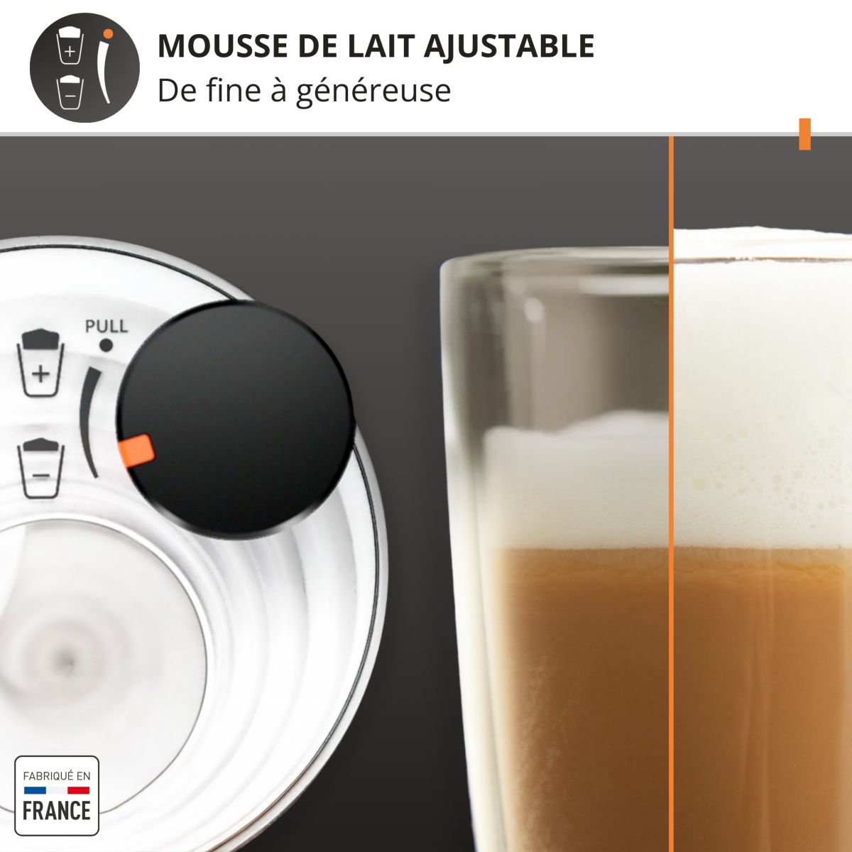Expresso Broyeur Sensation lait EA912HF1 couleur unique, KRUPS