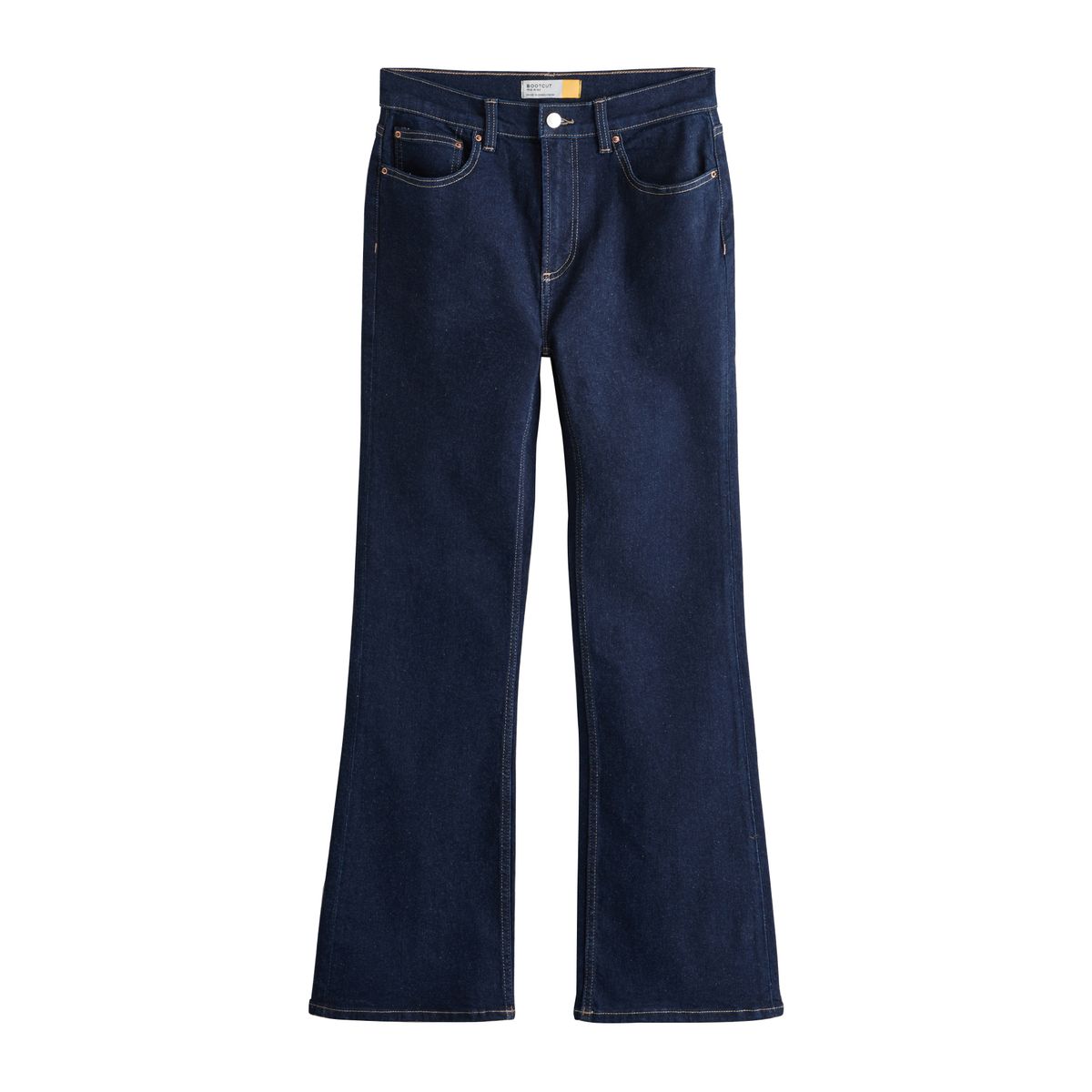 Jean bootcut à taille mi-haute, lot de 2 noir/indigo, NEXT