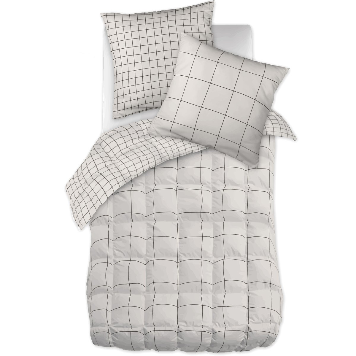Couette imprimée Coton avec taie Cadri pampa, EDEN