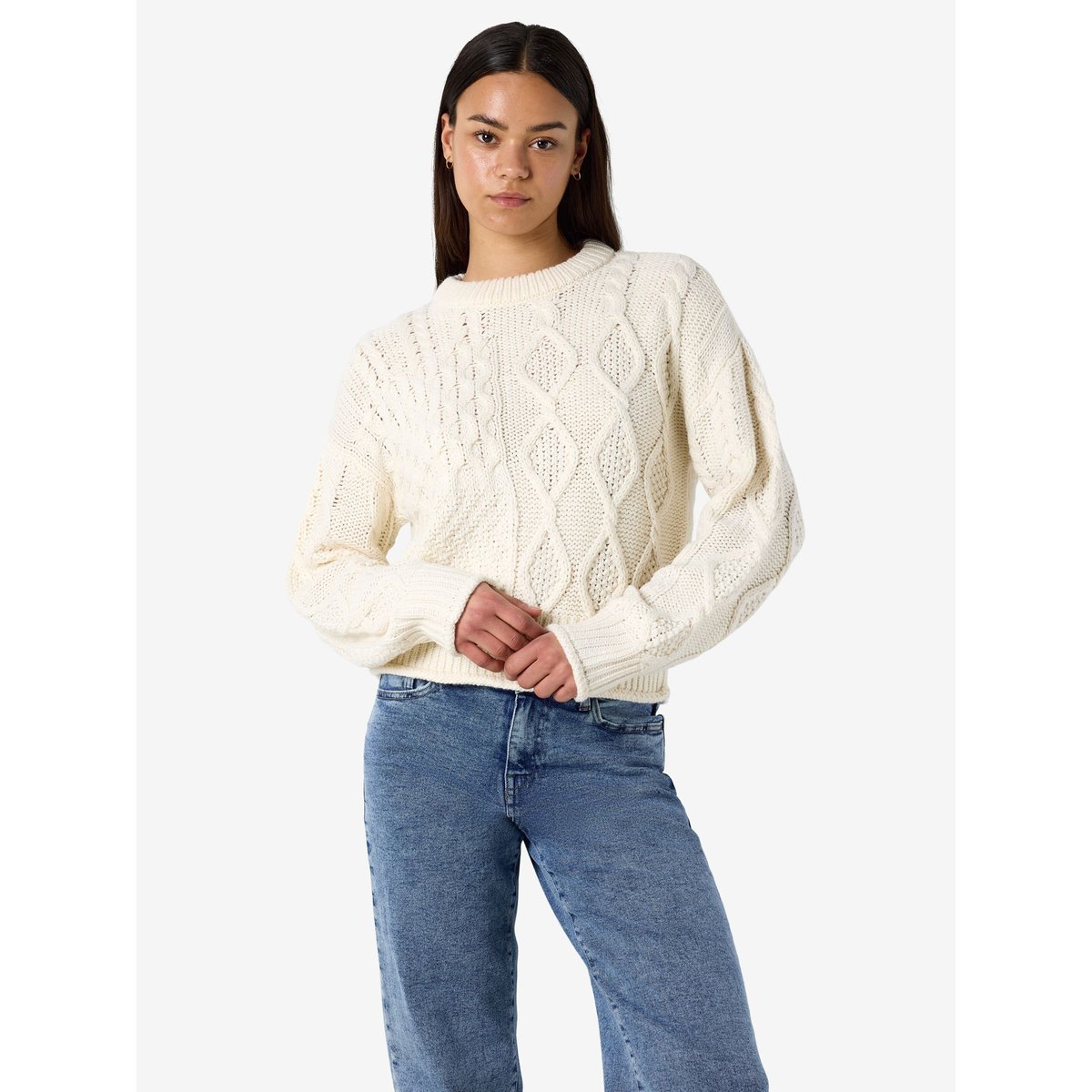 Pull En Maille gris - birch1, NOISY MAY