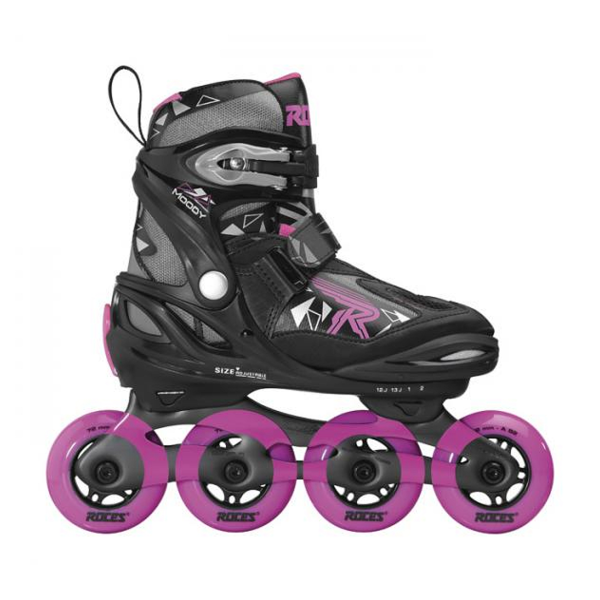 Roller JR moody girl tif noir-roseT 36-40 couleur unique, ROCES