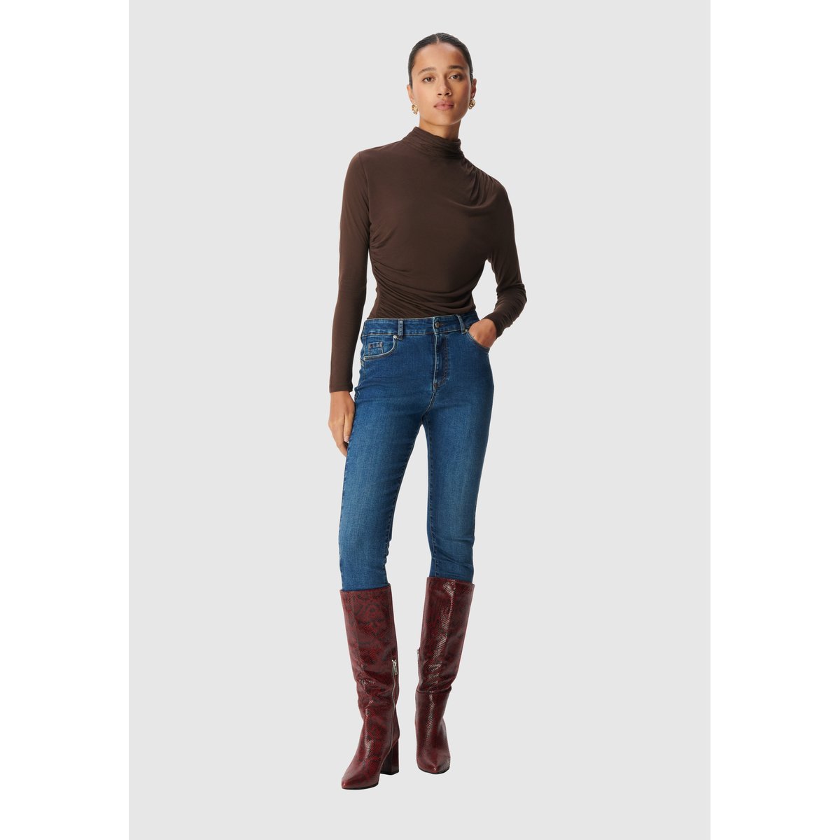 Jean slim ROXANNE bleu nuit, IKKS