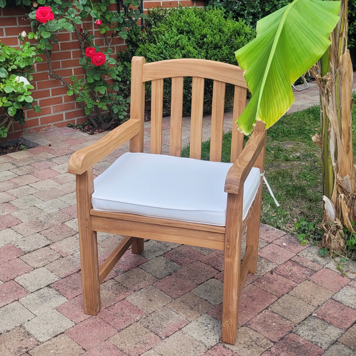 Fauteuil en teck massif Brighton naturel, TECK ATTITUDE