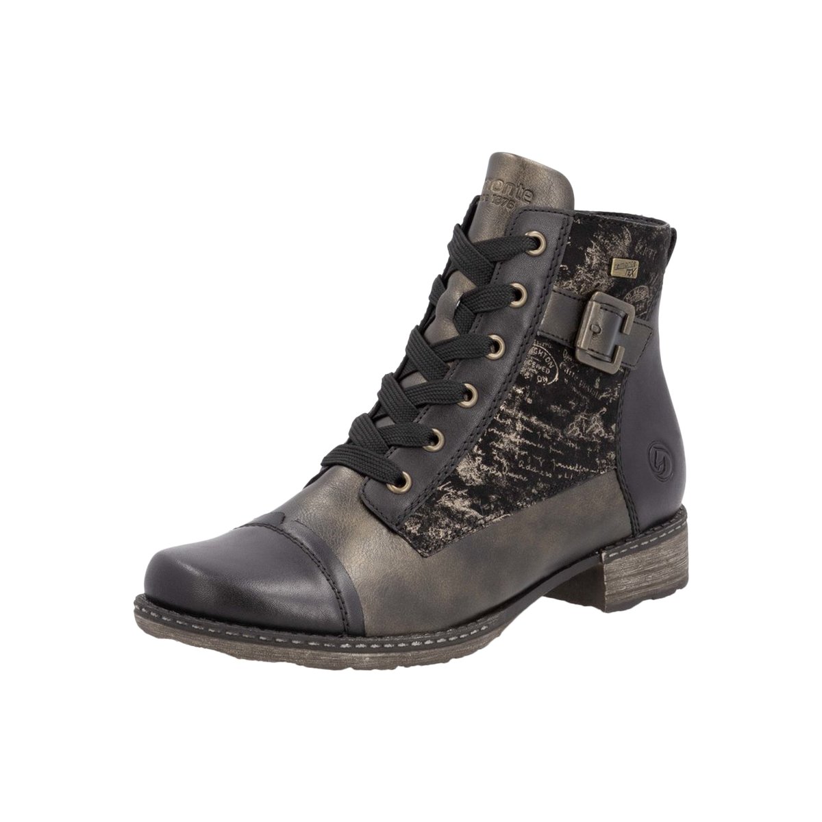 Bottines à Lacets Et Zip Odeon noir-combi, REMONTE