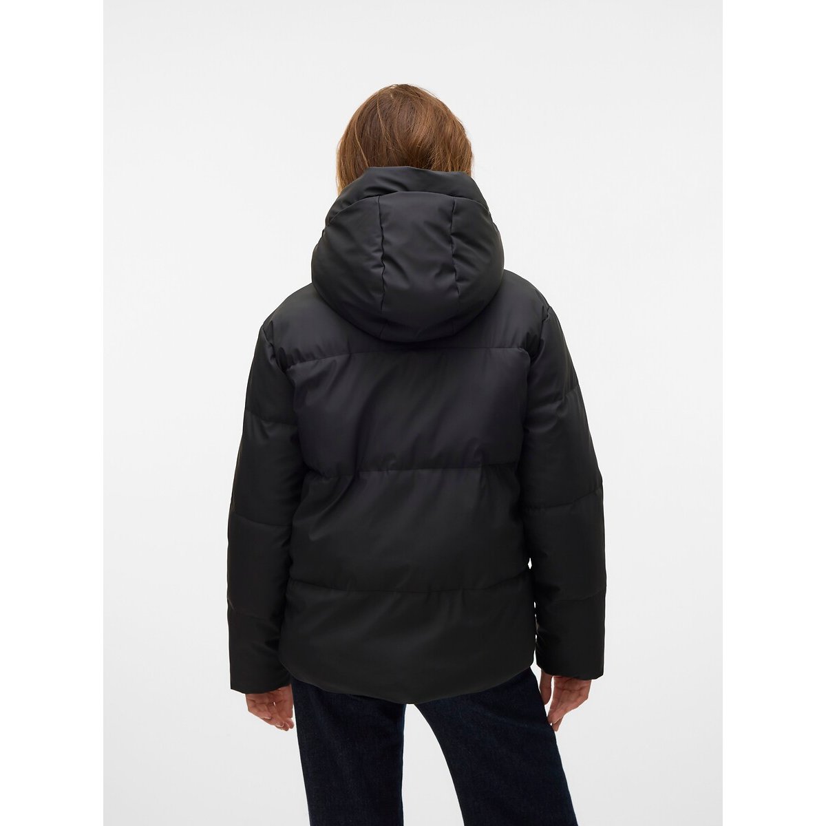 Short Hooded Padded Jacket black, VERO MODA