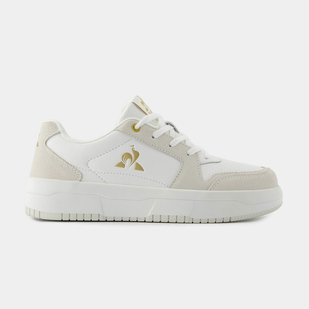 Baskets Billie blanc/beige/or, LE COQ SPORTIF