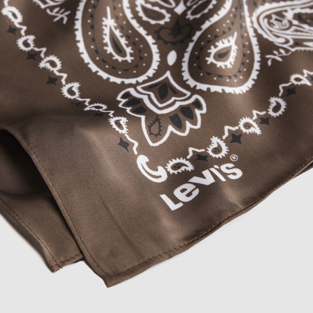 Paisley Satin Bandana brown, LEVI'S