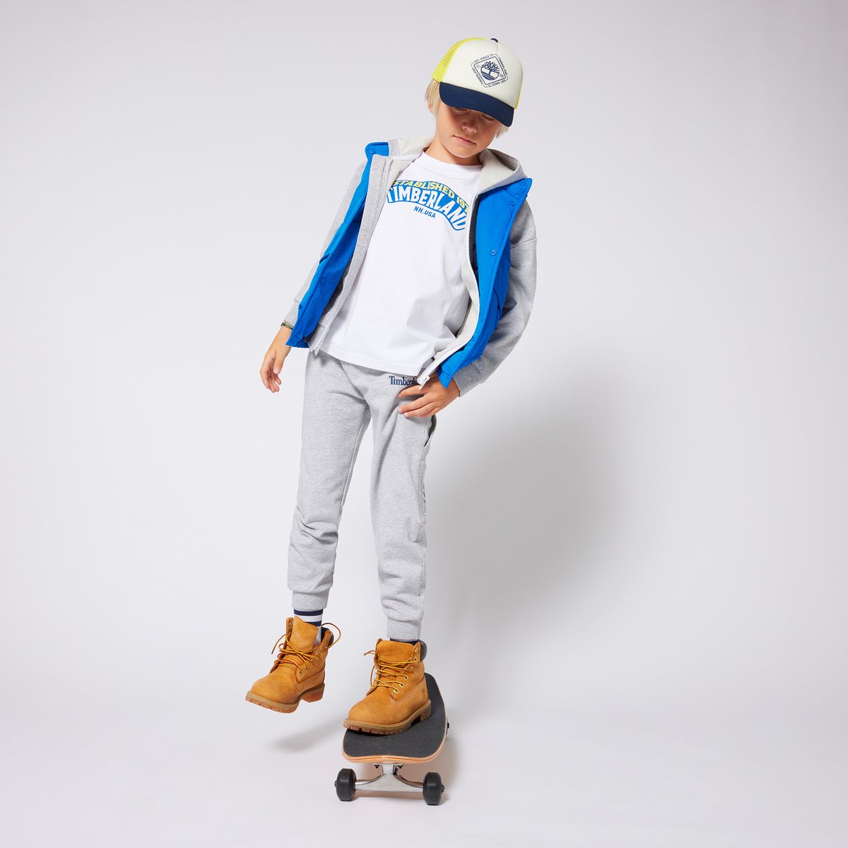 T-shirt avec imprimé 3d blanc, TIMBERLAND