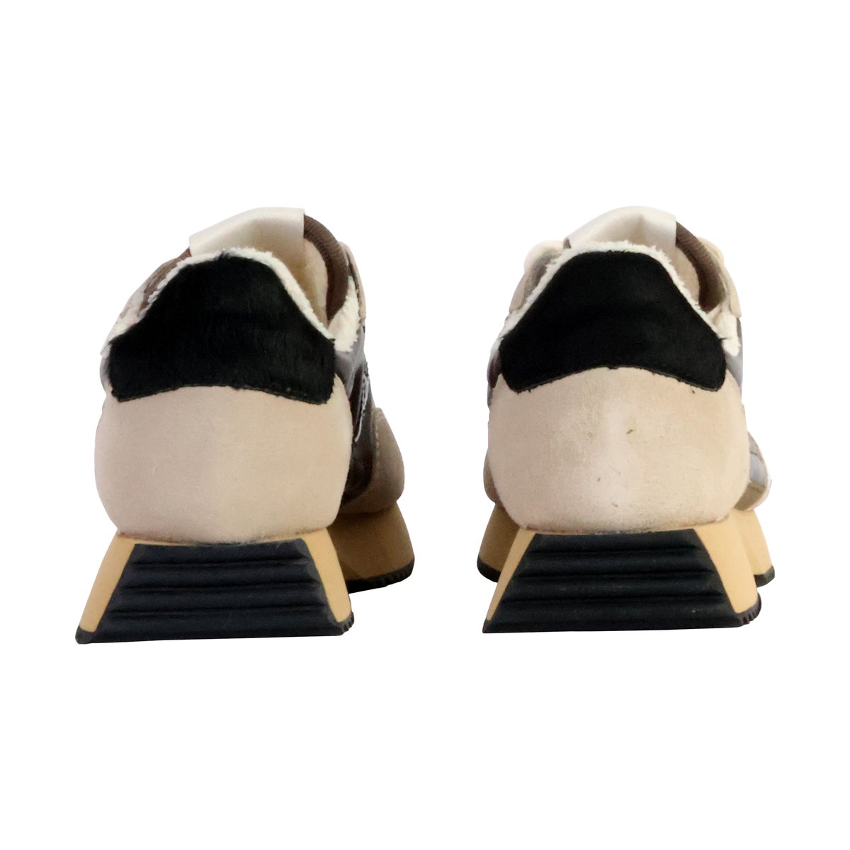 Basket Basse Cuir beige, VICTORIA