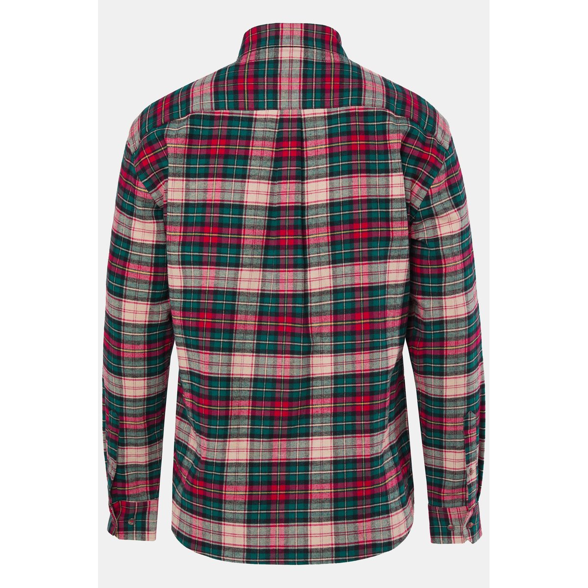 Chemise en flanelle à carreaux rouge vin, JP1880