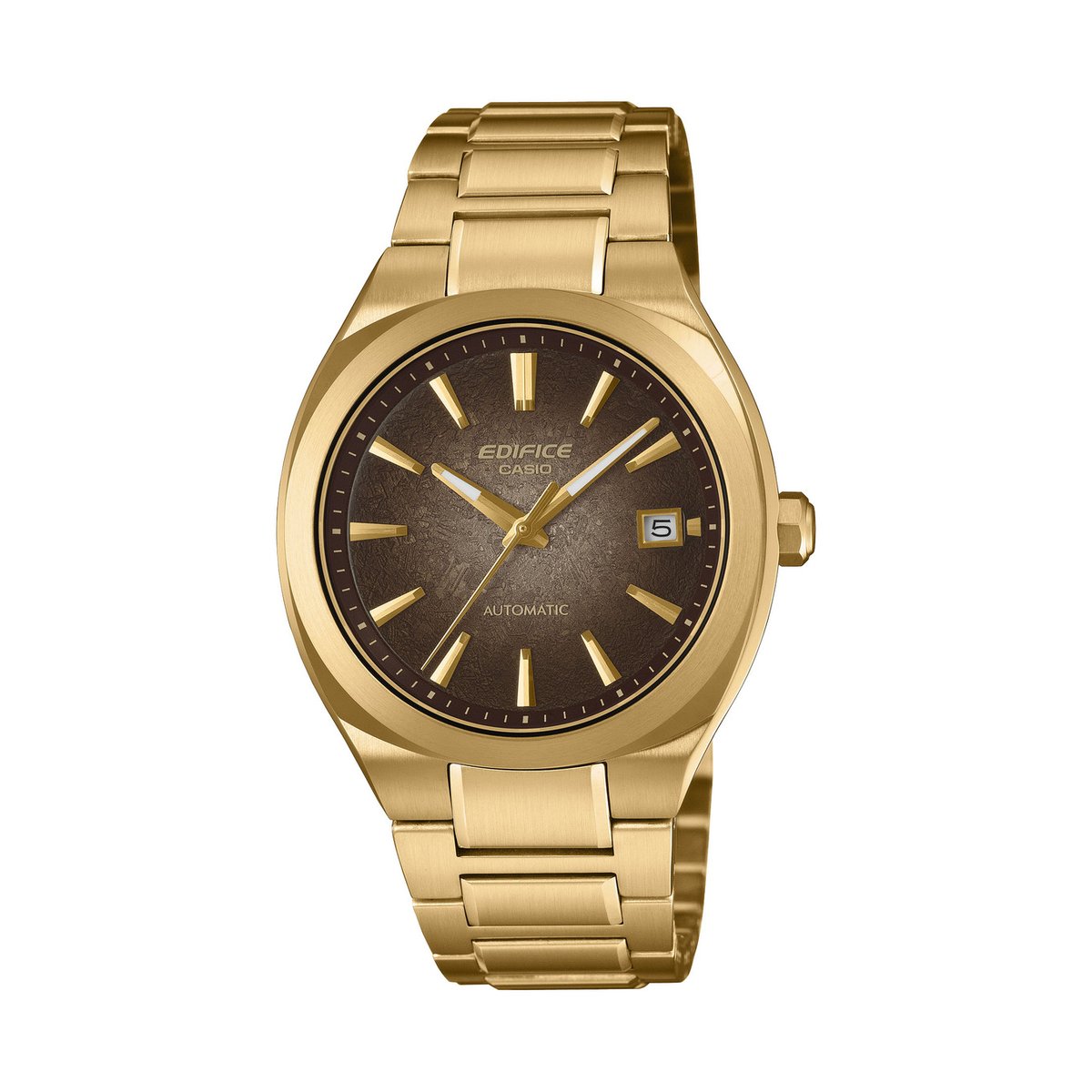 Montre Analogique  EDIFICE doré chocolat doré, CASIO