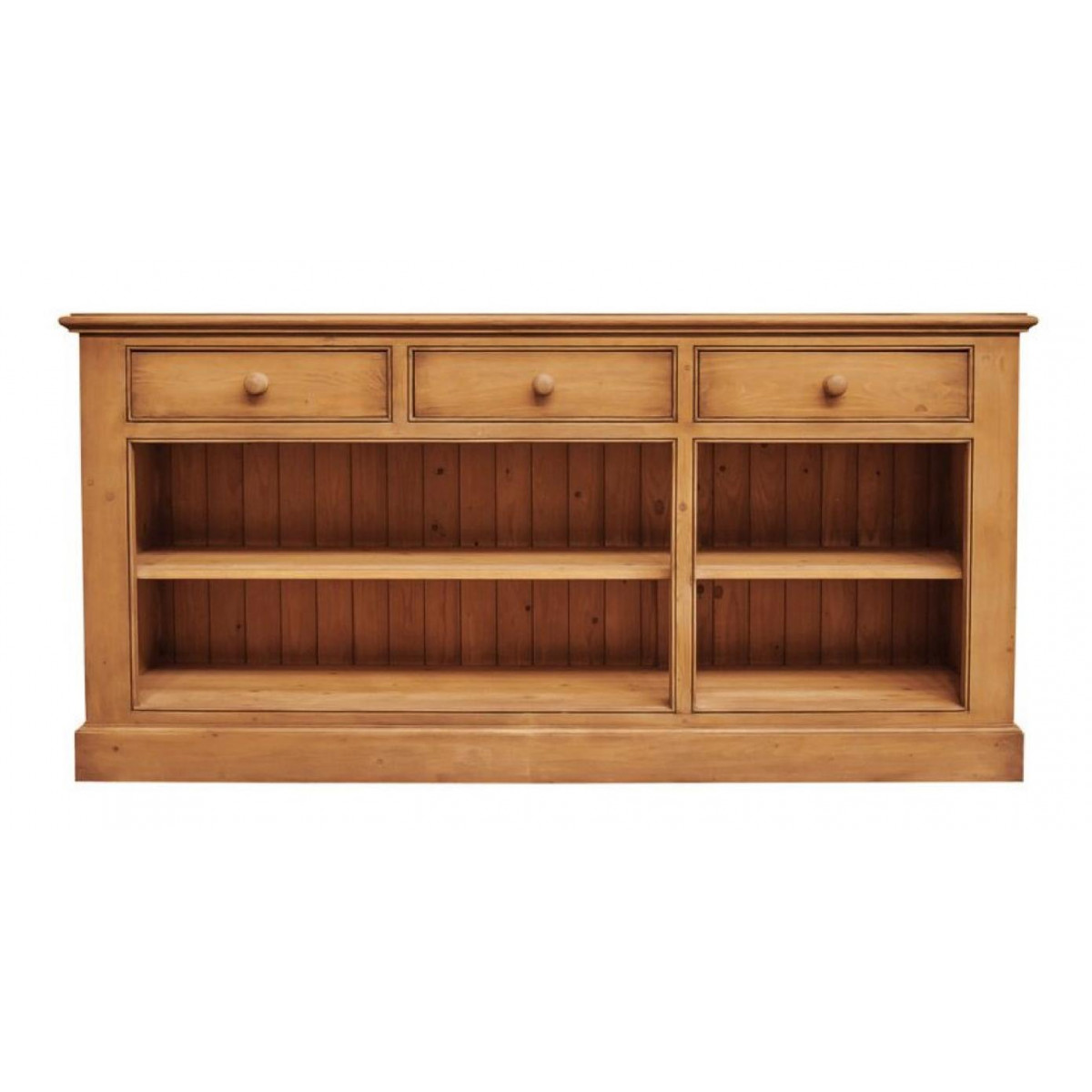 Corps de buffet bas 3 tiroirs - NATURAL naturel, INTERIOR'S
