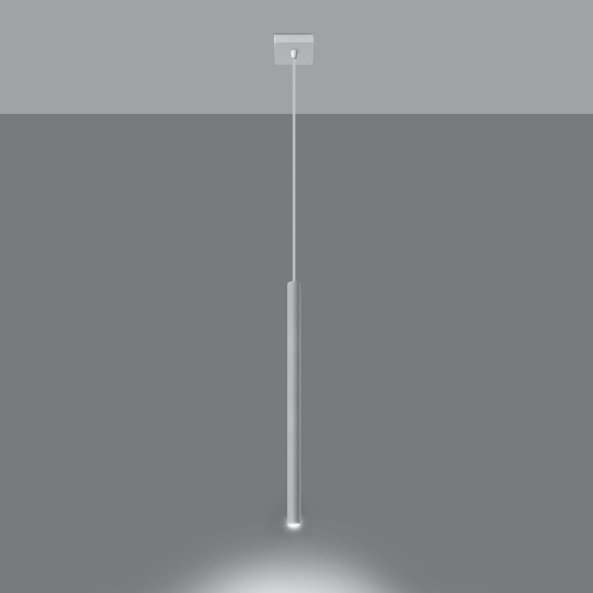 Suspension Acier Blanc G9 1 Pastelo blanc, EDEN