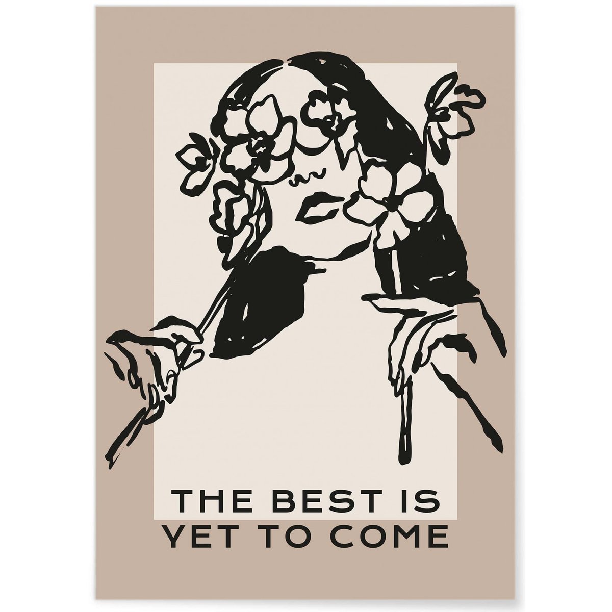 Affiche The best blanc, L'AFFICHERIE