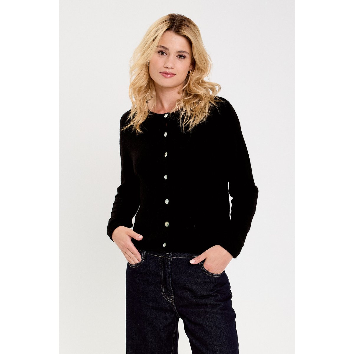 Gilet manches longues noir, CACHE CACHE