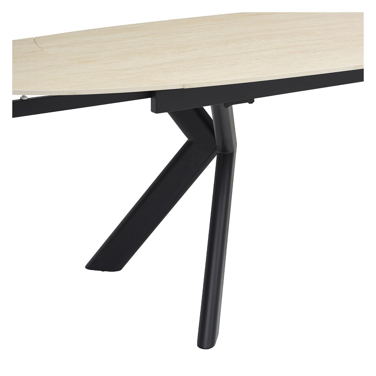 Table à manger céramique TIBUR beige, HABITAT