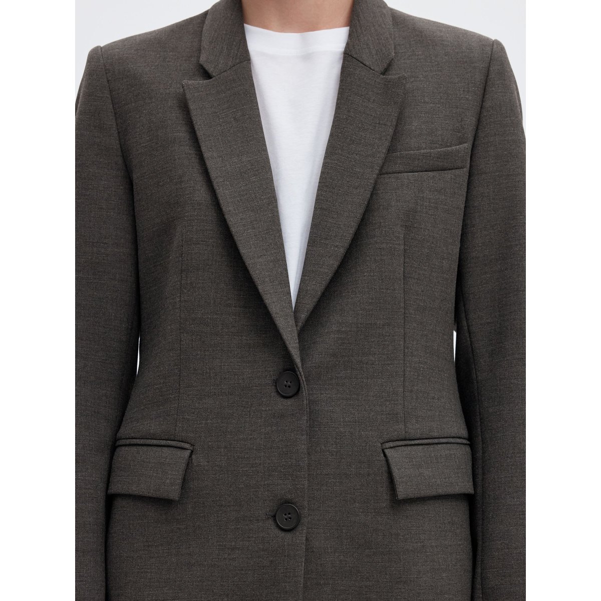 Blazer dark grey melange, SELECTED