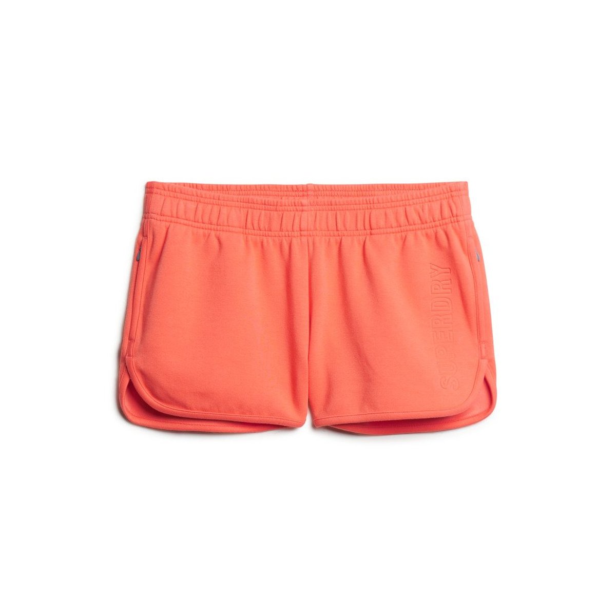 Short de sport Tech Racer corail chaud, SUPERDRY